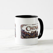 Cosmic China Dragon Great Wall Tasse (VorderseiteRechts)