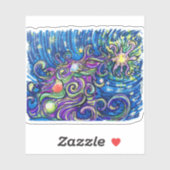 Cosmic Christmas Tree Aufkleber (Blatt)