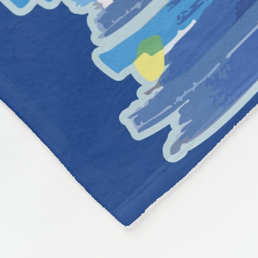 Cosmic Christmas Tree Fleecedecke (Ecke)