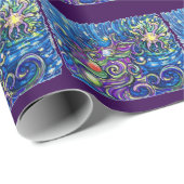 Cosmic Christmas Tree Geschenkpapier (Rolleneckpunkt)