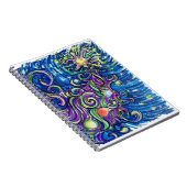 Cosmic Christmas Tree Notizblock (Rechte Seite)