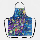 Cosmic Christmas Tree Schürze (Vorderseite)