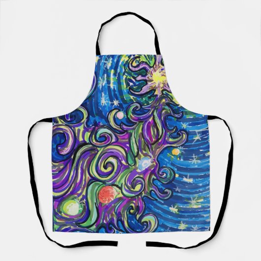 Cosmic Christmas Tree Schürze (Vorderseite)