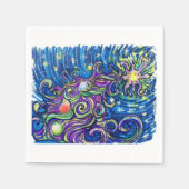 Cosmic Christmas Tree Serviette (Vorderseite)