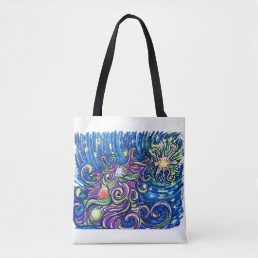 Cosmic Christmas Tree Tasche (Vorderseite)