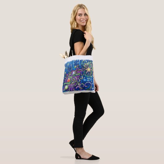 Cosmic Christmas Tree Tasche (Am Model)
