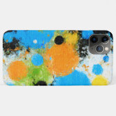 Cosmic Chromatic Splatter: Abstract Orbit Case-Mate iPhone Hülle (Rückseite (Horizontal))