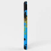 Cosmic Chromatic Splatter: Abstract Orbit Case-Mate iPhone Hülle (Hinten/Rechts)