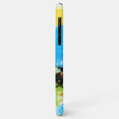 Cosmic Chromatic Splatter: Abstract Orbit Case-Mate iPhone Hülle (Hinten/Links)