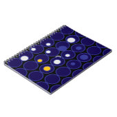 Cosmic Circle Spiral Notebook Notizblock (Linke Seite)