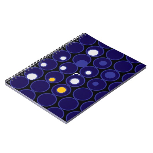 Cosmic Circle Spiral Notebook Notizblock (Linke Seite)