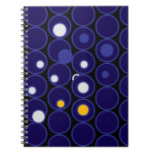 Cosmic Circle Spiral Notebook Notizblock (Vorderseite)