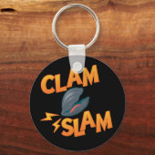 Cosmic Clam Slam Schlüsselanhänger (Vorderseite)
