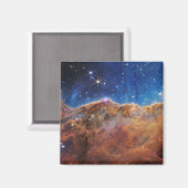 Cosmic Cliffs Carina Nebula James Webb Telescope Magnet (Vorderseite/Rückseite)