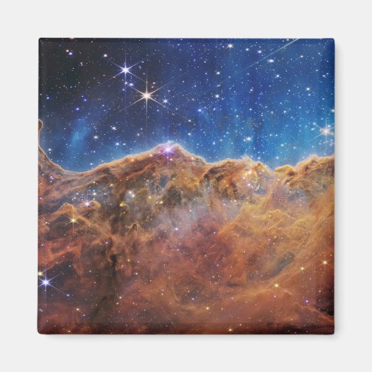 Cosmic Cliffs Carina Nebula James Webb Telescope Magnet (Vorne)