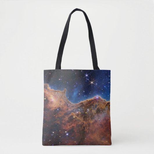 Cosmic Cliffs Carina Nebula James Webb Telescope Tasche (Vorderseite)