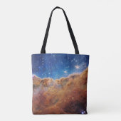 Cosmic Cliffs Carina Nebula James Webb Telescope Tasche (Rückseite)