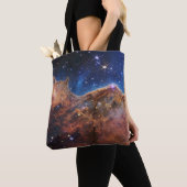 Cosmic Cliffs Carina Nebula James Webb Telescope Tasche (Von Nahem)