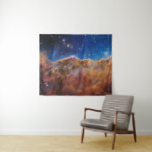 Cosmic Cliffs Carina Nebula James Webb Telescope Wandteppich (Beispiel (Horizontal))