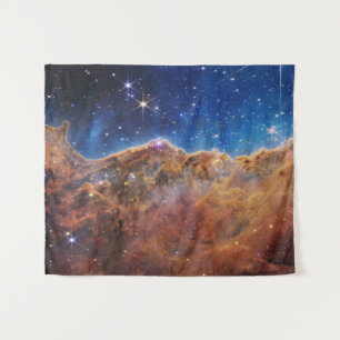 Cosmic Cliffs Carina Nebula James Webb Telescope Wandteppich
