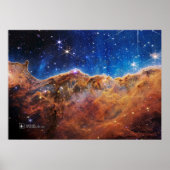 Cosmic Cliffs, Carina Nebula, NGC 3324 Poster (Vorne)