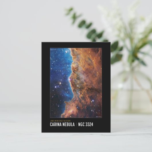Cosmic Cliffs James Webb NASA Space Educational Postkarte (Stehend Vorderseite)
