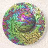 Cosmic Cloudstorm Sandstone Untersetzer (Vorne)