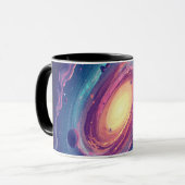 Cosmic Coffee Tasse Weltraumdesign (Vorderseite Links)