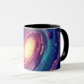 Cosmic Coffee Tasse Weltraumdesign (VorderseiteRechts)