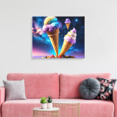 Cosmic Cones Leinwanddruck (Insitu (Wohnzimmer))
