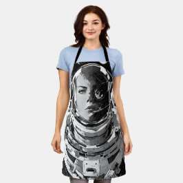 Cosmic Confidence entdecken: Girl Astronaut Schürze