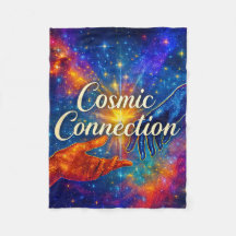 🪐 Cosmic Connection Fleece-Decke 30x40