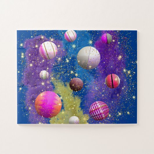 Cosmic Cotton Candy Galaxy Puzzle (Horizontal)