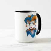 Cosmic Court Jester Harlequin Comedy Tasse (VorderseiteRechts)
