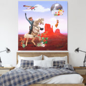 Cosmic Cowboy Disco Leinwanddruck (Insitu (Schlafzimmer))