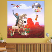 Cosmic Cowboy Disco Leinwanddruck (Insitu (Wohnzimmer))