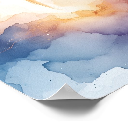 Cosmic Creation Burst Poster (Ecke)