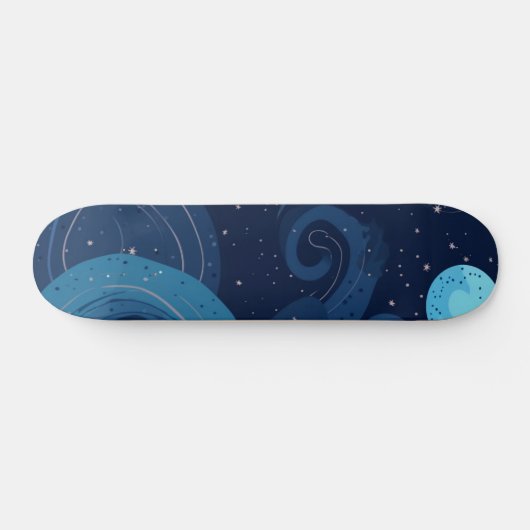 Cosmic Cruiser Galaxy Style Skateboard (Horizontal)