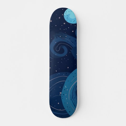 Cosmic Cruiser Galaxy Style Skateboard (Vorne)