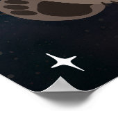 Cosmic Cub Wild One Pink Girl Kinderzimmer Poster (Ecke)