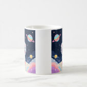 Cosmic Cuddle Astronaut Bear Kaffeetasse (Mittel)