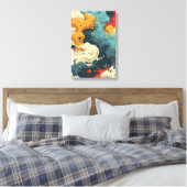 Cosmic Currents Leinwanddruck (Insitu (Schlafzimmer))