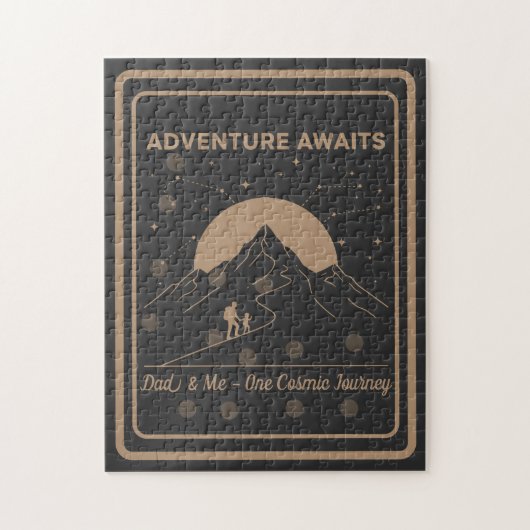 Cosmic Dad & Me-Abenteuer Puzzle (Vertikal)