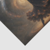 Cosmic Dancer Galaxy Silhouette Decoupage Seidenpapier (Ausschnitt)