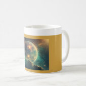 Cosmic Dawn Nebula Design Kaffeetasse (VorderseiteRechts)
