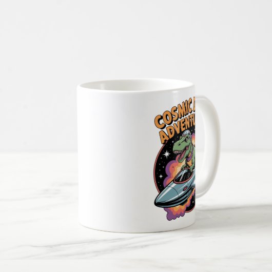 Cosmic Dino Adventures Kaffeetasse (VorderseiteRechts)