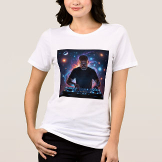 Cosmic DJ: Mixing the Music of the Universe” Tri-Blend Shirt