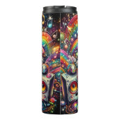Cosmic DJ Setup Music Extravaganza Thermosbecher (Rückseite)