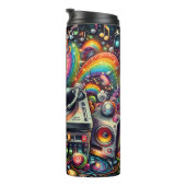 Cosmic DJ Setup Music Extravaganza Thermosbecher (Nach rechts gedreht)