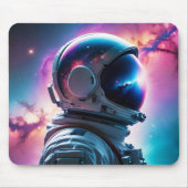 Cosmic Double Exposure Space Infinity Universe Art Mousepad (Vorne)